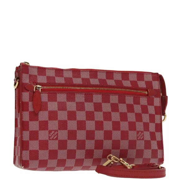 LOUIS VUITTON Damier Color Module Clutch Bag 2way Red - Picture 1 of 16